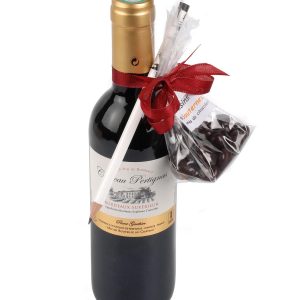 Coffret cadeau vin Bordeaux Pertignas