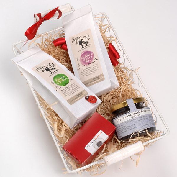 Coffret cadeau thés grappe de thé