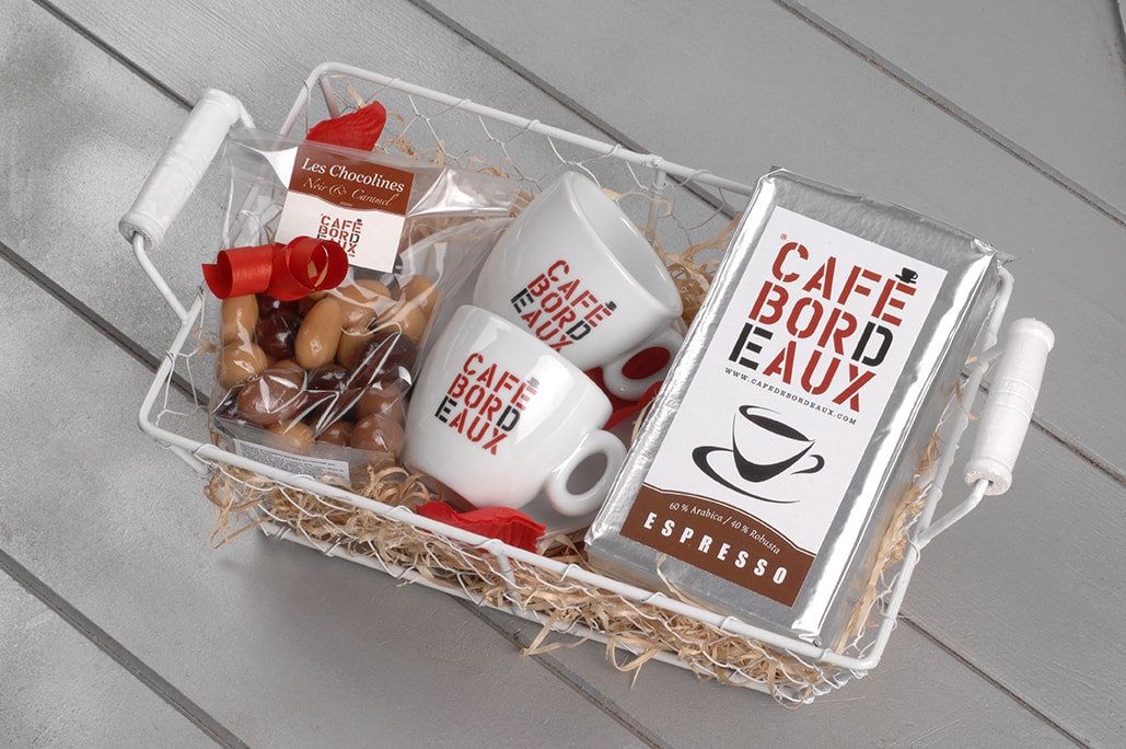 Petit coffret cadeau Sel de Château et Bouchon de Bordeaux - CITYART  EDITION