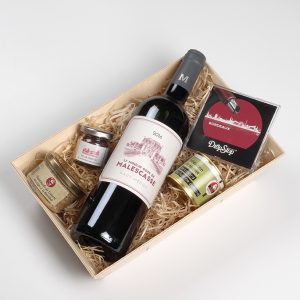 Coffret cadeau vin chateau Malescasse