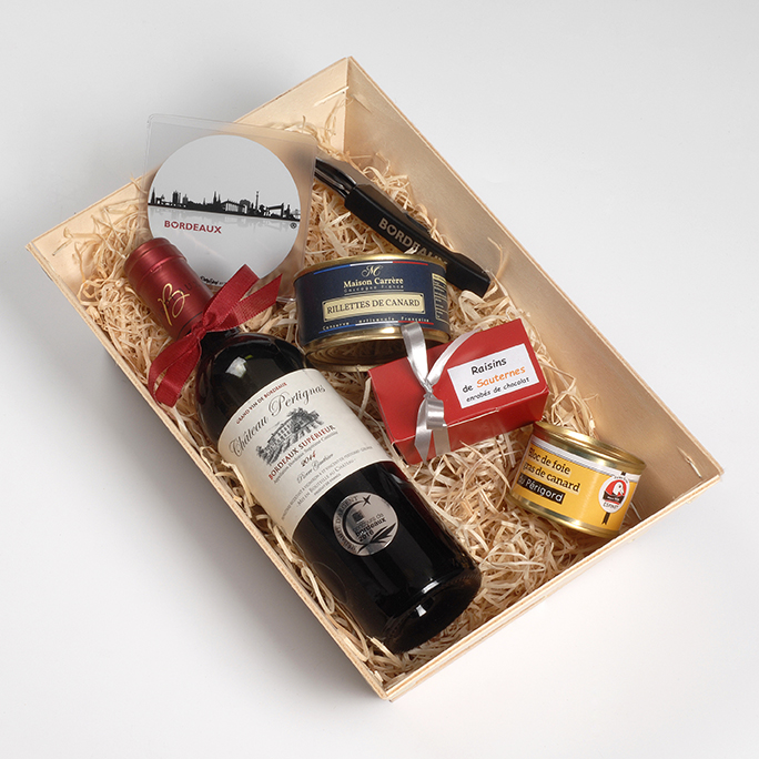 Coffret gourmand Assortiment de Bordeaux - CITYART EDITION