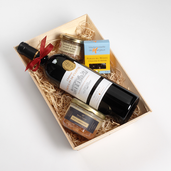 Coffret personnalisé de vin rouge - Vin du sud ouest