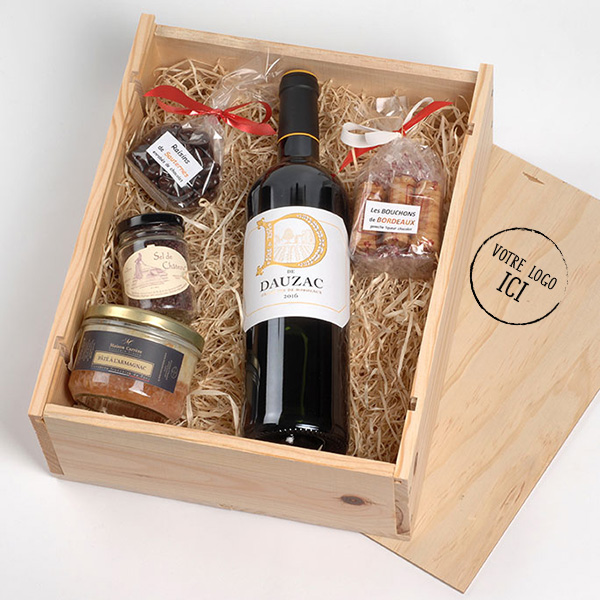 Coffret personnalisé de vin rouge - Vin du sud ouest